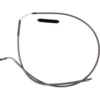 BARNETT High-Efficiency Stainless Steel Clutch Cable for Harley-Davidson - +8" 102-30-10073-8