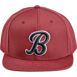 BILTWELL Script B Hat - Maroon 8002-4040-00