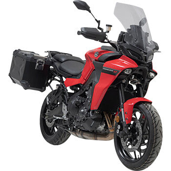 SW-MOTECH TRAX ADV Aluminum Case System - Black - Yamaha Tracer 9 GT '21-'24 KFT.06.921.70100/B
