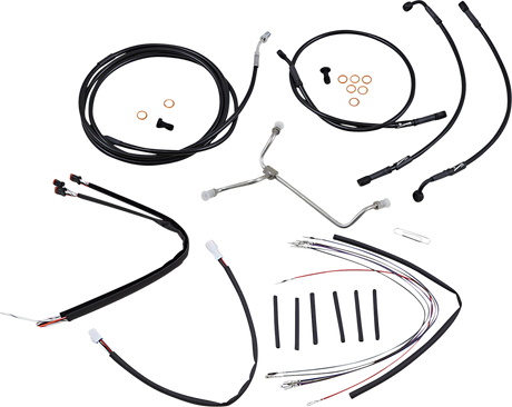 BURLY BRAND Control Kit - 16" Ape Hanger Handlebars B30-1174