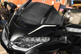 Goldstrike  Strike Windshield Trim For Gold Wing, Black 18051