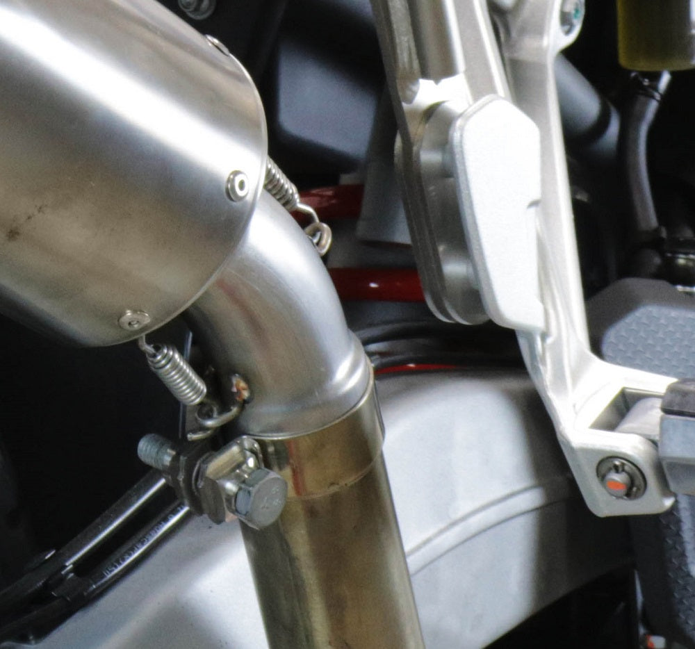 Aprilia Tuareg 660 2021-2024 Exhaust GPR Slip-on Dual Poppy