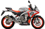 71929AK Arrow Indy Race Slip-on Exhaust, Aluminum for Aprilia RS660 2020-2025