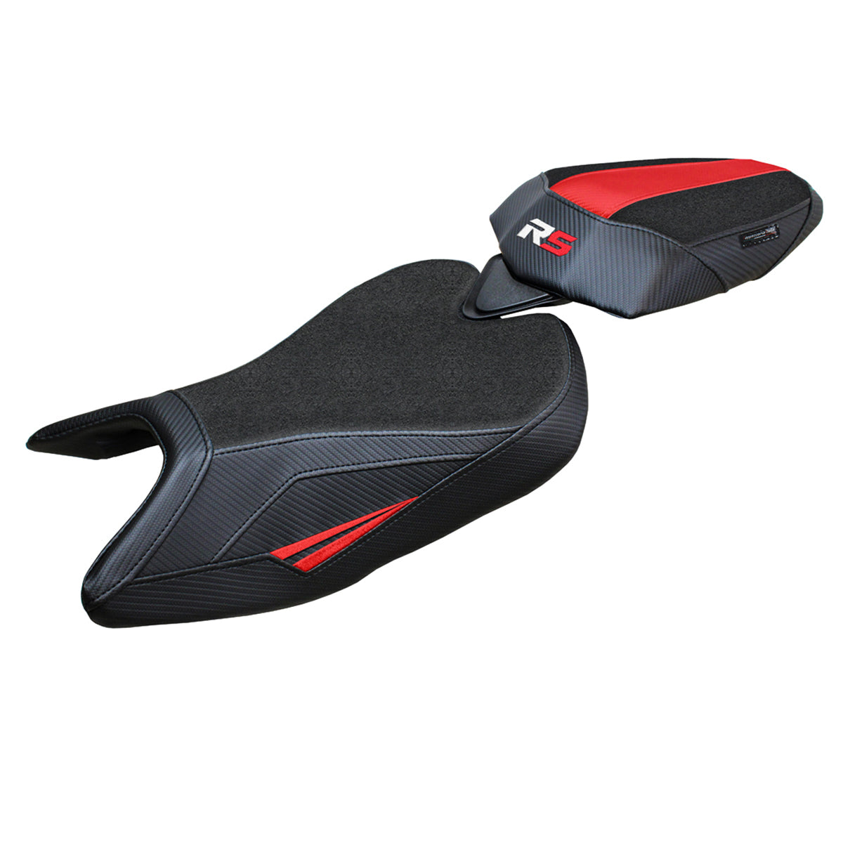 Tappezzeria Italia Aprilia RS 457 2023-2025 Seat Cover Ultragrip in Red and Black