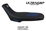 Tappezzeria Italia Aprilia Tuareg 660 2021-2025 Seat Cover Ultragrip in Blue and Black