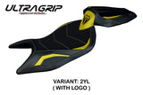 Tappezzeria Italia Aprilia RS 660 2021-2025 Seat Cover Ultragrip in Yellow and Black