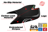 Tappezzeria Italia Aprilia RSV4 2021-2025 Seat Cover in Silver and Black