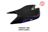 Tappezzeria Italia Aprilia RSV4 2021-2025 Seat Cover in Blue and Black