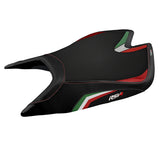 Tappezzeria Italia Aprilia RSV4 2021-2025 Seat Cover Italy Flag in Black