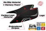 Aprilia RSV4 2021-2025 Seat Cover Tappezzeria Italia Comfort in Silver and Black