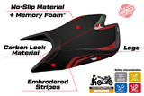 Tappezzeria Italia Aprilia RSV4 2021-2025 Seat Cover Comfort in Red and Black
