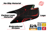 Tappezzeria Italia Aprilia RSV4 2021-2025 Seat Cover Ultragrip in Red and Black