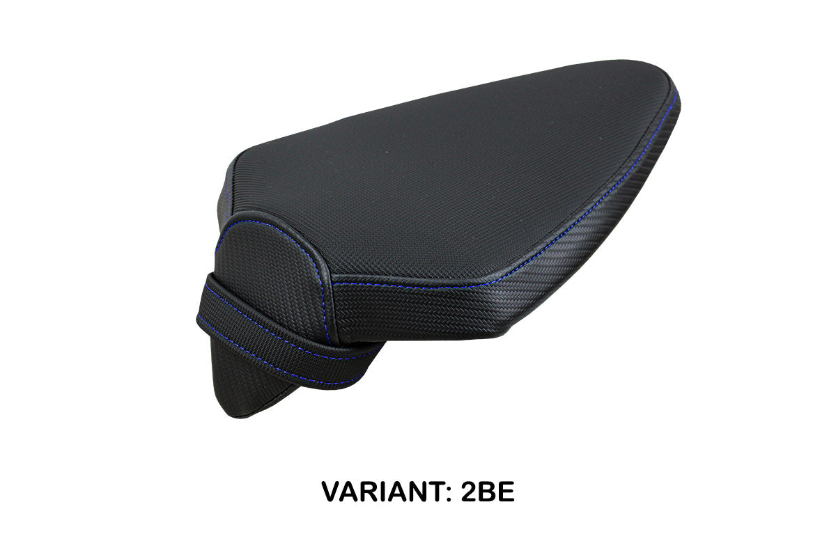 Tappezzeria Italia Aprilia RSV4 2021-2025 Passenger Seat Cover in Blue and Black