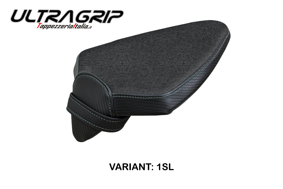 Tappezzeria Italia Aprilia RSV4 2021-2025 Passenger Seat Cover Ultragrip in Silver