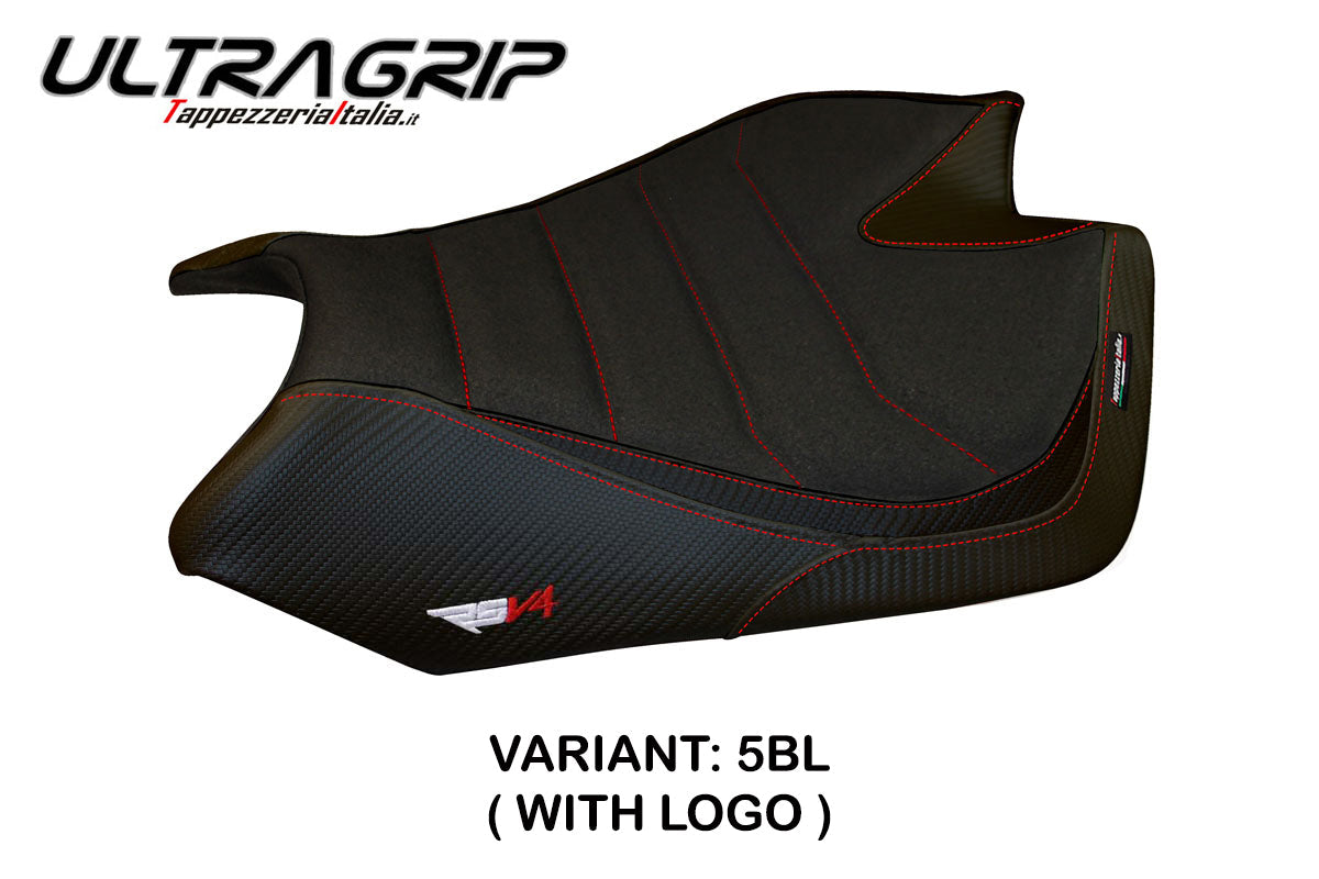 Tappezzeria Italia Aprilia RSV4 2009-2020 Seat Cover Ultragrip in Black