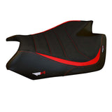 Tappezzeria Italia Aprilia RSV4 2009-2020 Seat Cover Comfort Ultragrip in Red and Black