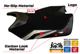 Tappezzeria Italia Aprilia RSV4 2009-2020 Seat Cover Velvet in White and Black