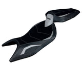 Tappezzeria Italia Aprilia Tuono 660 2021-2024 Seat Cover in Silver and Black
