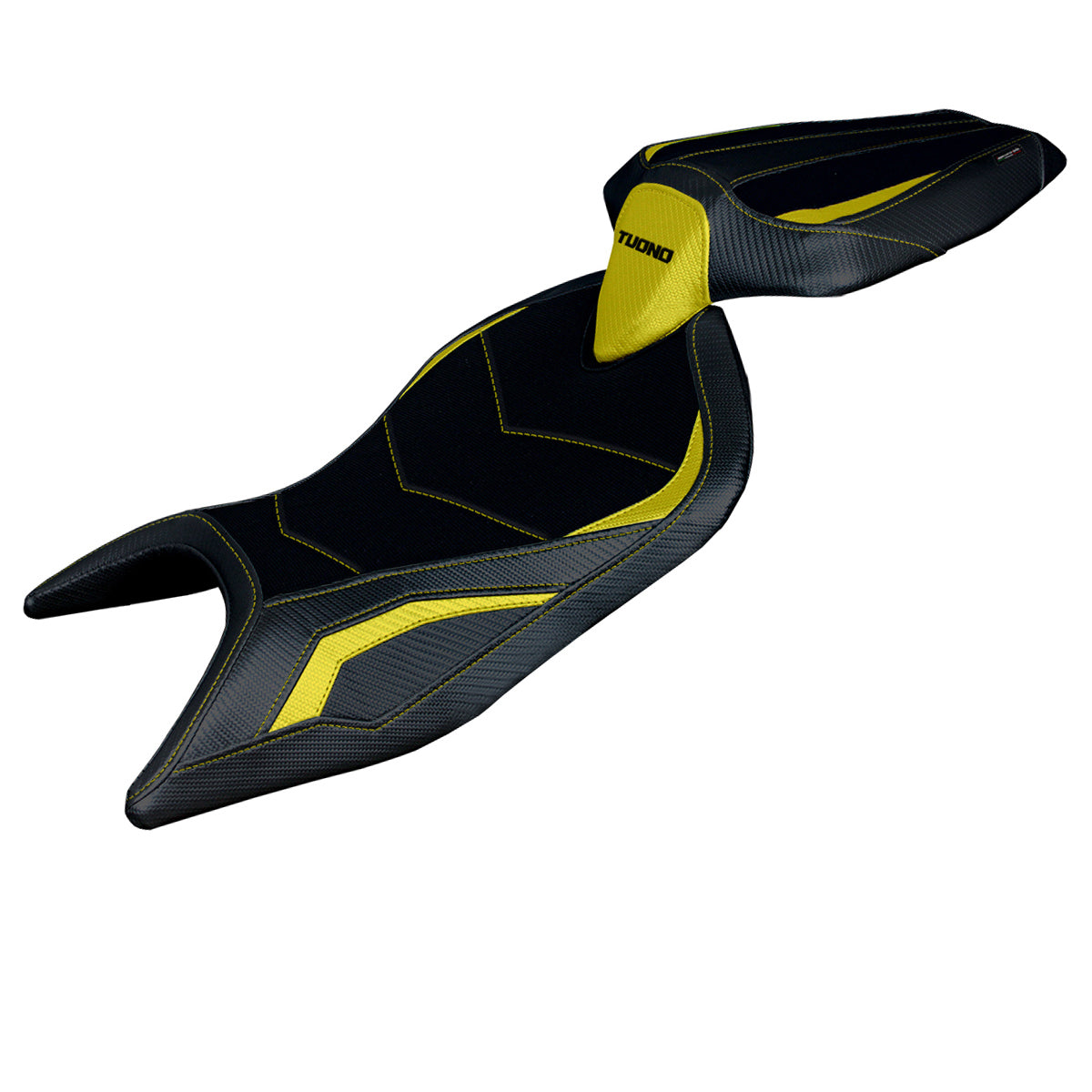 Tappezzeria Italia Aprilia Tuono 660 2021-2024 Seat Cover in Yellow and Black