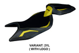 Tappezzeria Italia Aprilia Tuono 660 2021-2024 Seat Cover in Yellow and Black