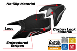 Tappezzeria Italia Aprilia Tuono V4 2021-2025 Seat Cover in Silver and Black