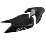 Tappezzeria Italia Aprilia Tuono V4 2021-2025 Seat Cover Comfort in Silver and Black