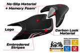 Tappezzeria Italia Aprilia Tuono V4 2021-2025 Seat Cover Comfort in Silver and Black