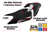 Tappezzeria Italia Aprilia Tuono V4 2021-2025 Seat Cover Comfort in White and Black