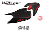 Tappezzeria Italia Aprilia Tuono V4 2021-2025 Seat Cover Ultragrip in Red and Black