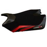 Tappezzeria Italia Aprilia Tuono V4 2011-2020 Seat Cover in Velvet Red and Black