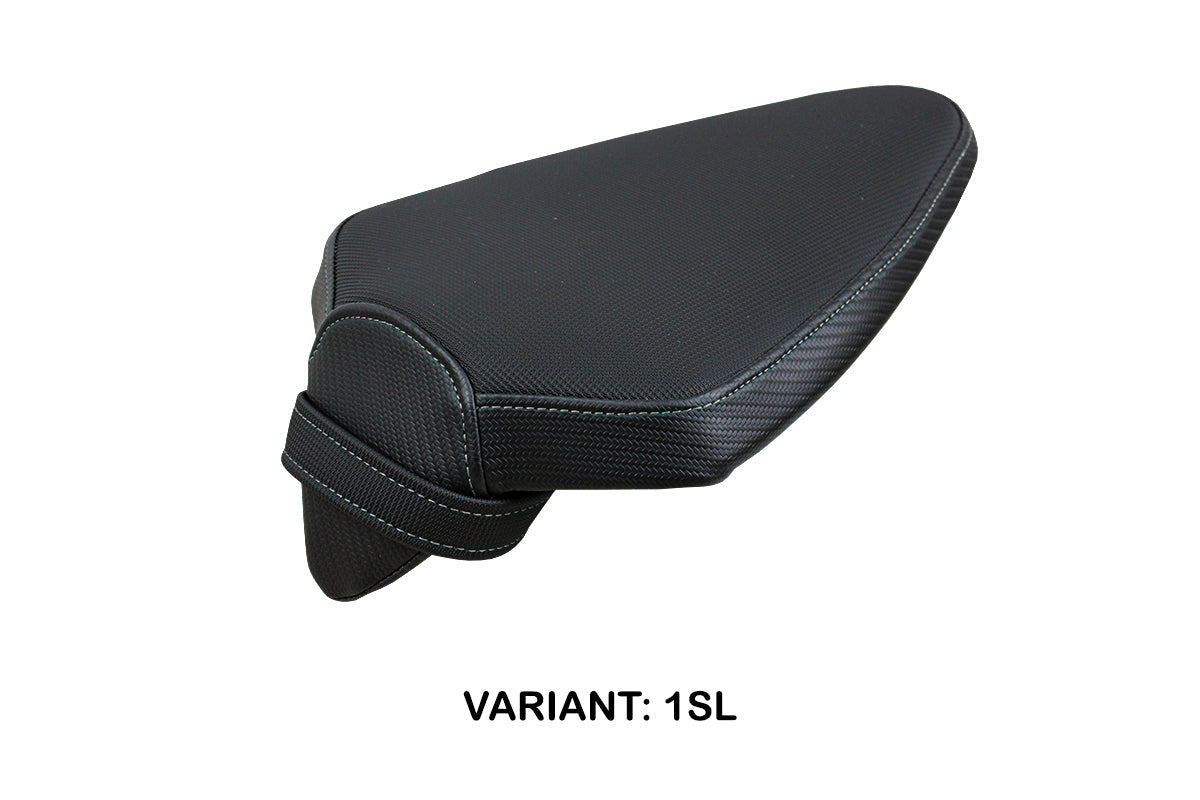 Tappezzeria Italia Aprilia Tuono V4 Factory 2021-2025 Passenger Seat Cover in Silver