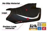 Tappezzeria Italia Aprilia Tuono V4 2011-2020 Seat Cover Ultragrip in White and Black