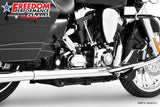 HARLEY FREE WHEELER RIGHT SIDE TUCK & UNDER & CLASSIC TRUE-DUAL HEADERS BUNDLE