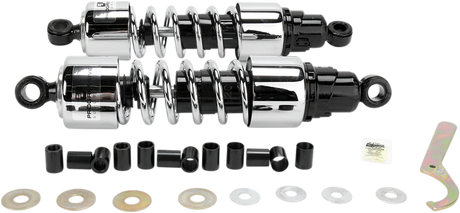 PROGRESSIVE SUSPENSION Shocks - 412 Cruiser Series - Chrome - 13" - Standard/Heavy Duty 412-4213C