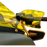 KLOCK WERKS Flare® Handguards - Harley-Davidson Hydraulic Clutch - Yellow KWS-01-0131-HC