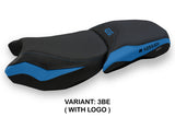 BMW R1250GS Adventure 2019-2024 Seat Cover Tappezzeria Italia in Black and Blue