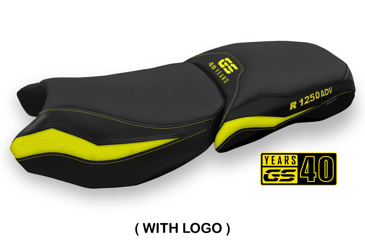 Tappezzeria Italia BMW R1250GS Adventure 2019-2024 Seat Cover in Yellow 40th SE