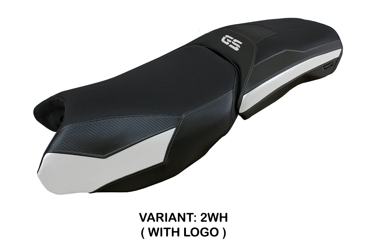 Tappezzeria Italia BMW R1250GS Adventure 2019-2024 Seat Cover in White and Black