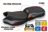 Tappezzeria Italia BMW R1250GS 2019-2023 Seat Cover in Grey and Gold Exclusive