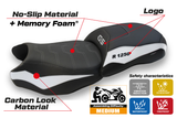 Tappezzeria Italia BMW R1250GS 2019-2023 Seat Cover Comfort in White and Black