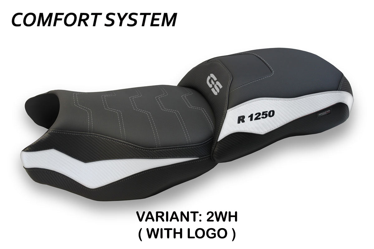 Tappezzeria Italia BMW R1250GS 2019-2023 Seat Cover Comfort in White and Black