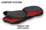 BMW R1250GS 2019-2023 Seat Cover Tappezzeria Italia Comfort in Red and Black