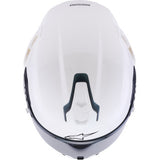 ALPINESTARS Supertech R7 Helmet - 22.06 - Solid - Gloss White - XL 8202126-2180-XL