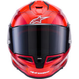 ALPINESTARS Helmet S-R7 A-Core Rd/Wh Gloss Ece06/Dot L 8203426-3182-L