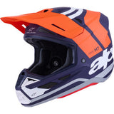 ALPINESTARS SM7 Helmet - Core - Matte Orange/Blue - XL 8301826-408-XL