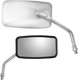 Parts Unlimited Stainless Steel Rectangular Mirror 17087