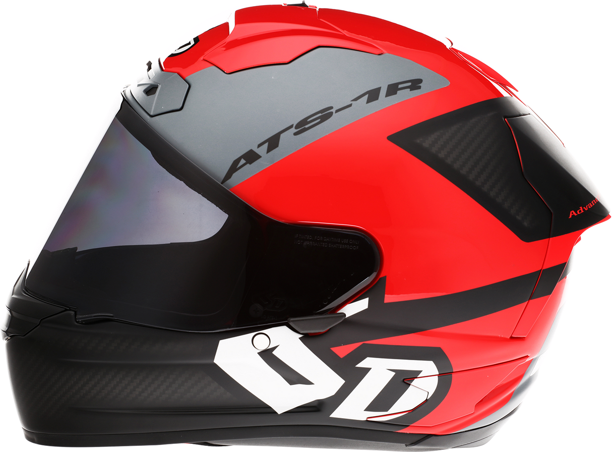 6D ATS-1R Helmet - Wyman - Red/Gray - XL 30-0738