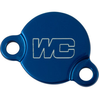 WORKS CONNECTION Rear Brake Cap - Blue - KTM/Husqvarna/Gas Gas 21-770