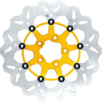 GBRAKES Brake Rotor - Front - Gold GBDU006