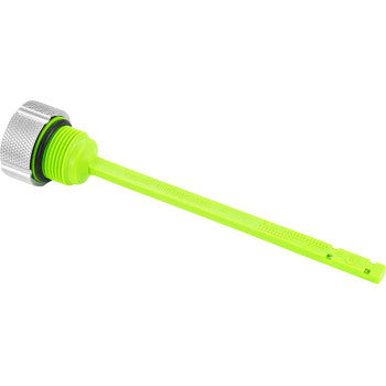 FIGURATI DESIGNS Magnetic Oil Dipstick - Knurled - Silver - Indian  FD01-MAGDSPP-KN-SS